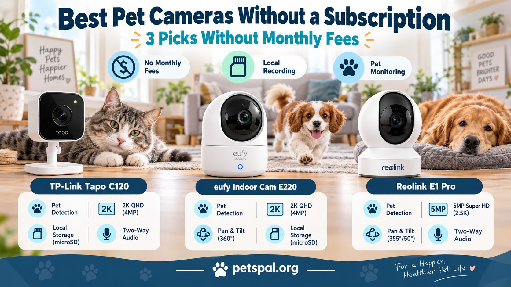 Best Pet Cameras Without a Subscription